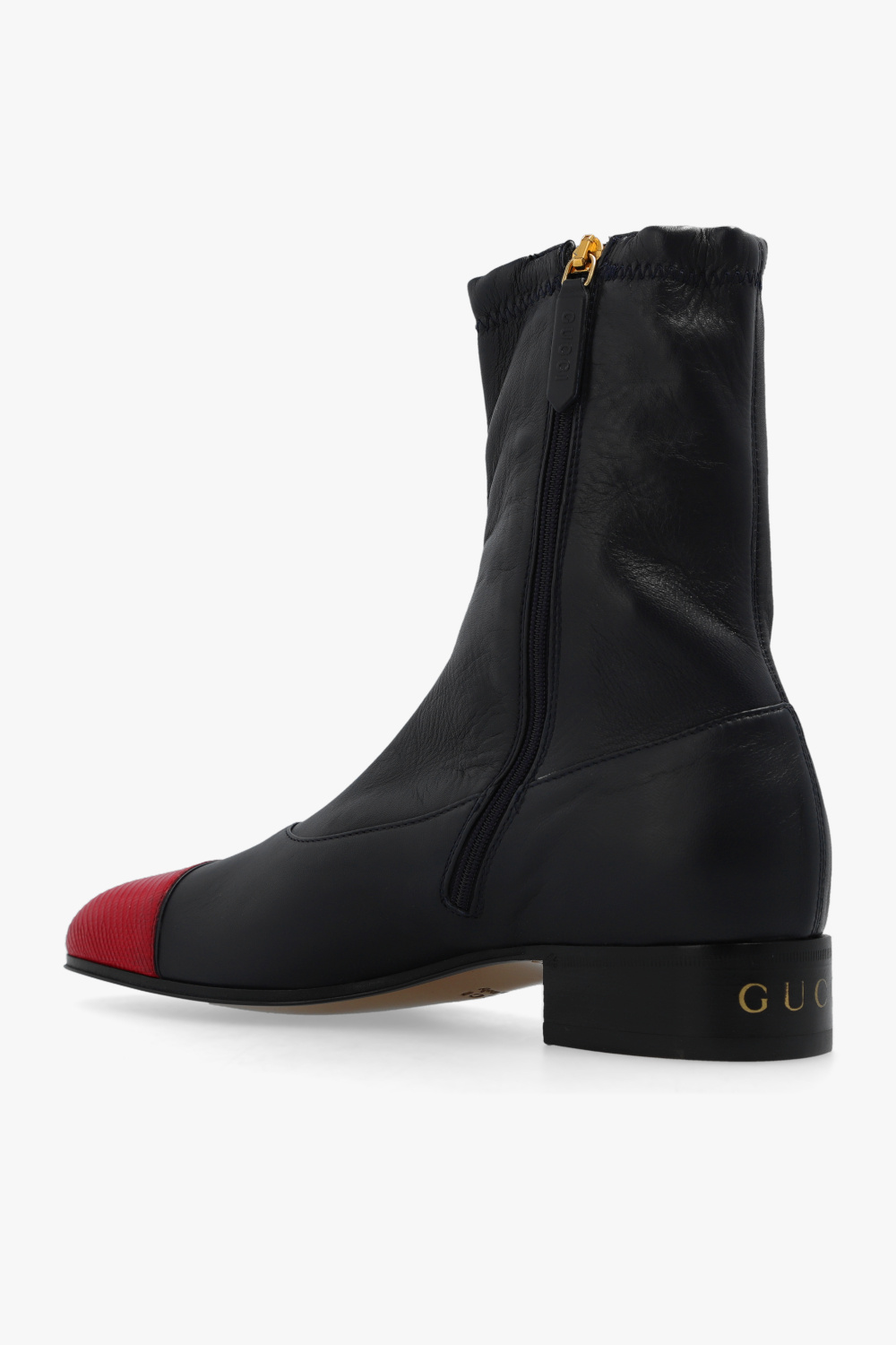 Gucci flat discount boots